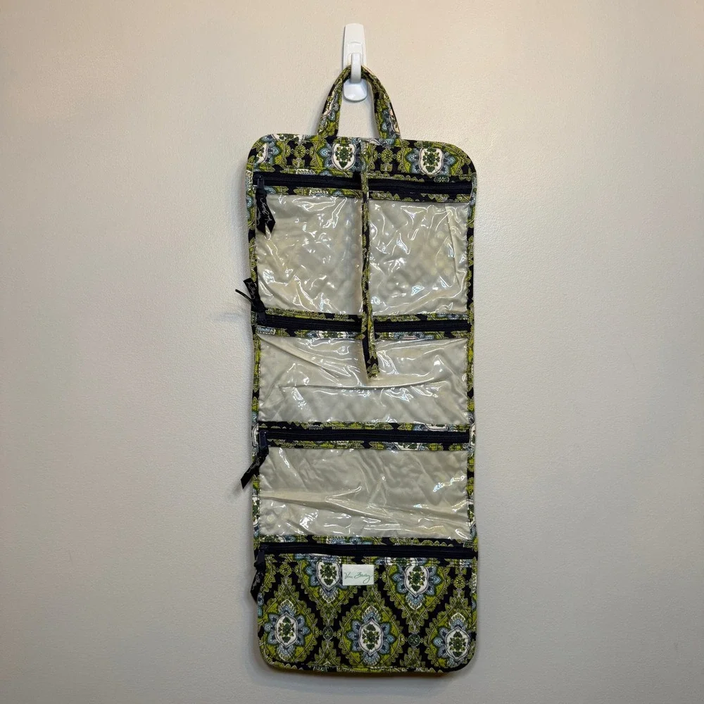 Vera Bradley Cambridge Paisley Hanging Travel Organizer Quilted Toiletry Bag - Picture 2 of 6